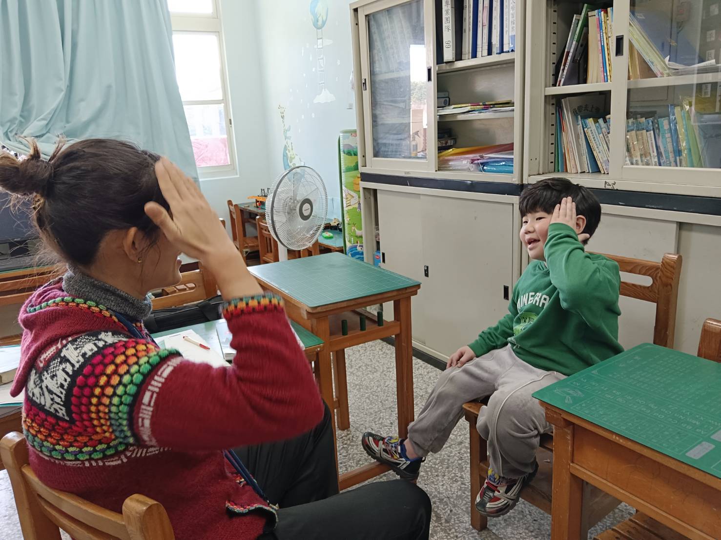 臺灣手語上課實況